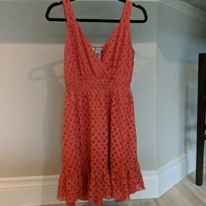 Coral dress